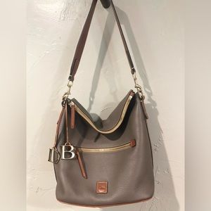 Dooney and Bourke Large Sac in Grey Leather